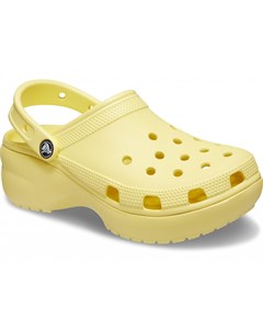 Сабо женские Women s Classic Platform Clog Banana Crocs