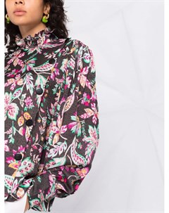 Расклешенная блузка Yoshi с цветочным принтом Isabel marant etoile
