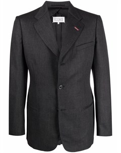Однобортный пиджак с контрастной строчкой Maison margiela