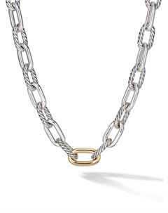 Колье DY Madison из желтого золота и серебра David yurman