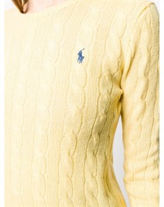 Джемпер фактурной вязки с вышитым логотипом Polo ralph lauren
