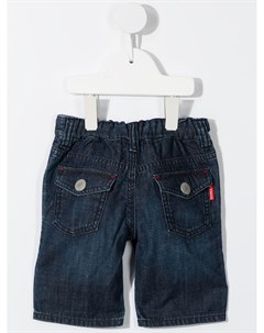 Укороченные джинсы с вышивкой Miki house