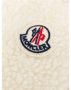 Варежки с нашивкой логотипом Moncler enfant