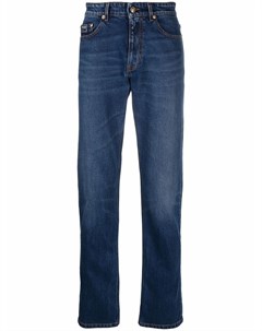 Прямые джинсы с логотипом Versace jeans couture