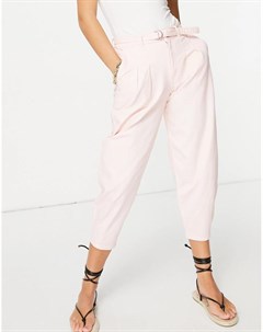 Розовые брюки с широкими штанинами Hollister