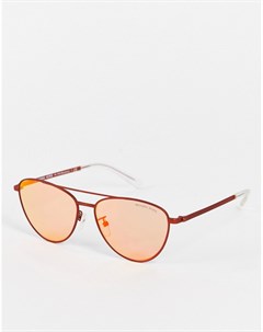 Солнцезащитные очки авиаторы выжженного оранжевого цвета Michael kors