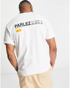 Белая футболка с принтом Westerly Parlez