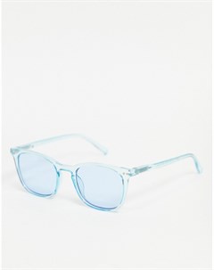 Голубые солнцезащитные очки Aj morgan