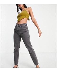 Серые выбеленные джинсы прямого кроя в стиле 90 х Asyou