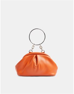 Оранжевая мягкая сумка в винтажном стиле Topshop