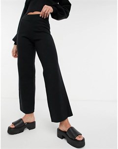 Черные трикотажные брюки прямого кроя премиум класса для дома Выбирай и Комбинируй Asos design