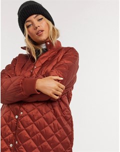 Рыжее стеганое пальто Himal Inwear