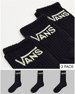 Набор из 3 пар носков черного и желтого цвета Vans