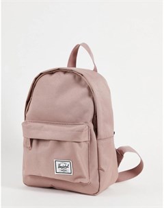 Классический миниатюрный рюкзак пепельно розового цвета Herschel supply co