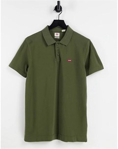 Зеленая футболка поло с маленьким логотипом Levi's®