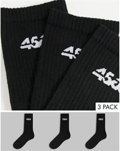 Набор из 3 пар спортивных носков с антибактериальной обработкой Asos 4505