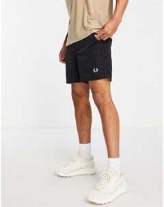 Черные шорты для плавания с контрастными вставками Fred perry