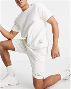 Белые шорты джоггеры классического кроя The couture club