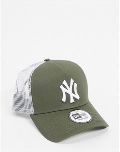 Кепка цвета хаки с логотипом команды NY Yankees 9forty New era