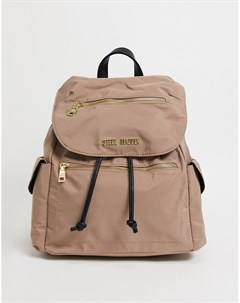 Нейлоновый рюкзак серо коричневого цвета pimpri Steve madden