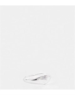 Кольцо печатка из стерлингового серебра с небольшим сердечком Kingsley ryan