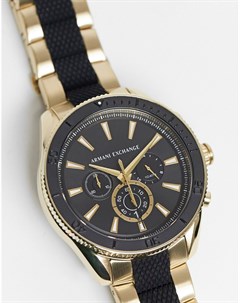 Наручные часы с браслетом черного золотого цвета AX1814 Enzo Armani exchange