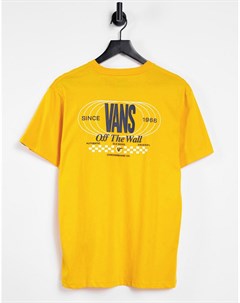 Желтая футболка Frequency Vans