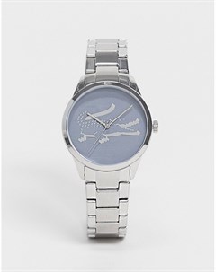 Серебристые женские часы браслет Ladycroc Lacoste