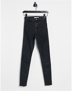 Черные джинсы из прочного денима Joni Topshop