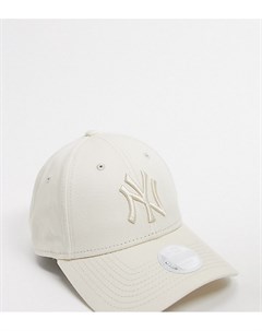 Светлая кепка с однотонным логотипом NY Exclusive 9Forty New era