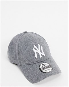 Серая трикотажная кепка с логотипом команды NY Yankees 9forty New era