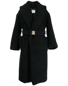 Однобортное пальто из шерпы Casablanca
