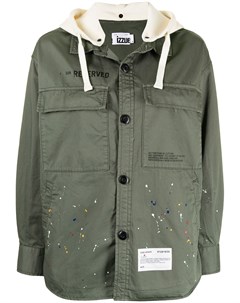Куртка рубашка с эффектом разбрызганной краски Izzue