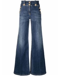 Широкие джинсы с завышенной талией Elisabetta franchi