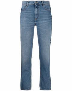 Укороченные джинсы с завышенной талией Roseanna