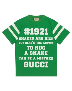 Футболка с принтом To Hug a Snake Gucci