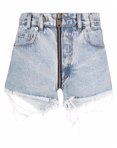 Короткие джинсовые шорты с необработанными краями Almaz
