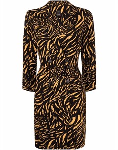 Платье блейзер с тигровым принтом Pinko