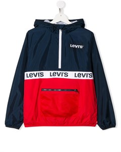Куртка в стиле колор блок с логотипом Levi's kids