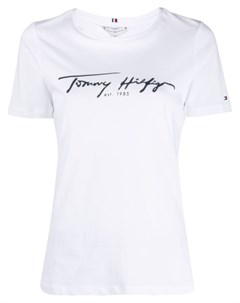 Футболка с логотипом Tommy hilfiger