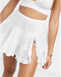 Белая пляжная юбка Asos design