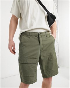 Оливковые шорты карго из легкого твила с накладным карманом Youth Mariner Levi's®