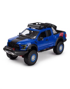 Машинка металлическая Ford F 150 Raptor Design Off Road Kings 1 24 синяя Maisto