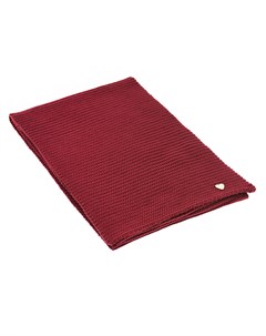 Красный вязаный шарф 150х22 см Il trenino