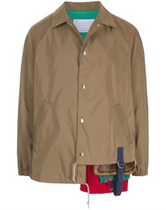 Куртка рубашка со вставками в технике пэчворк Kolor