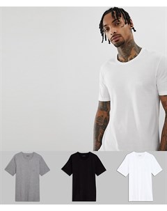 Набор из 3 футболок разных цветов с круглым вырезом Boss bodywear