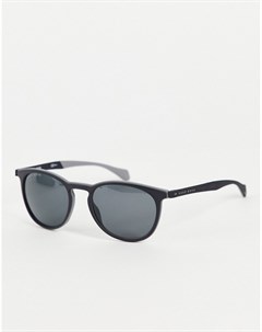 Черные солнцезащитные очки в круглой оправе Hugo 1115 S Boss