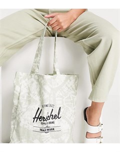 Эксклюзивная сумка тоут с логотипом и принтом тай дай Herschel supply co