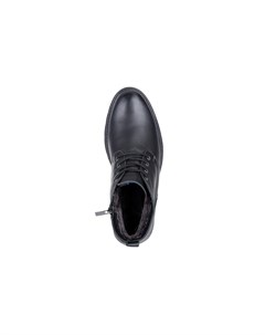 Кожаные ботинки чёрного цвета на меху Respect