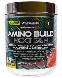 BCAA Amino Build Next Gen 276 гр фруктовый лёд Muscletech